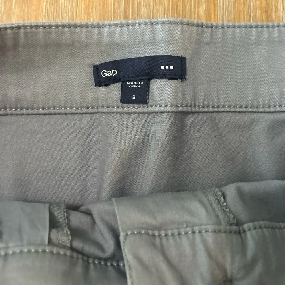Gap Grey Linen Mini Skirt - Picture 2 of 5